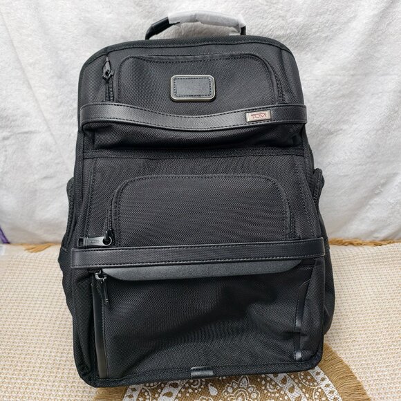 TUMI Alpha³ Expandable Ballistic Backpack | Corporate Travel & Tech Pro Ready - Picture 1 of 8